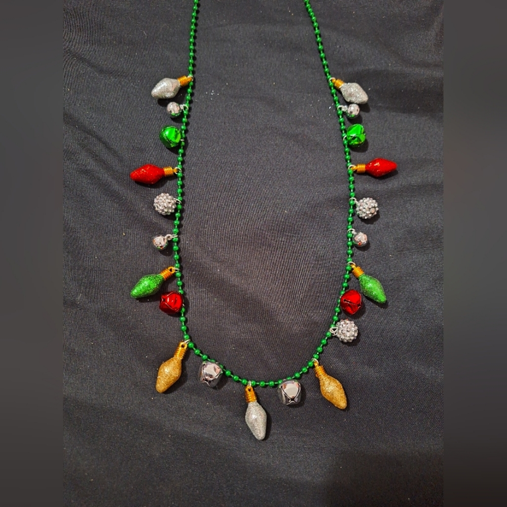 Bulbs and bells necklace